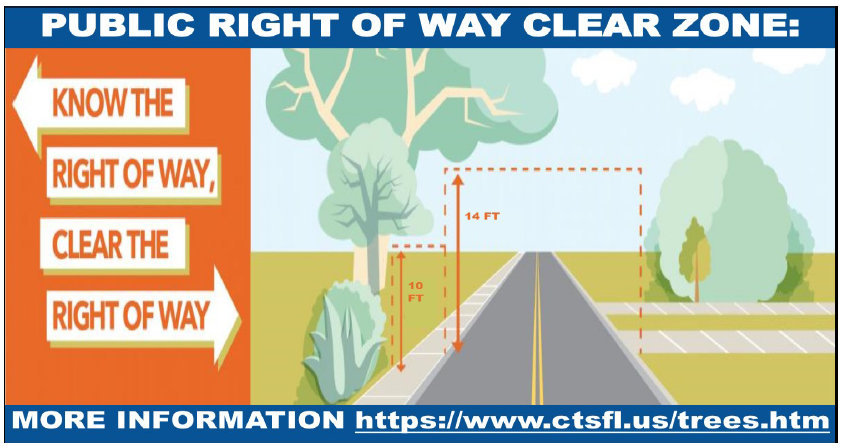 Right of Way Clear Zone