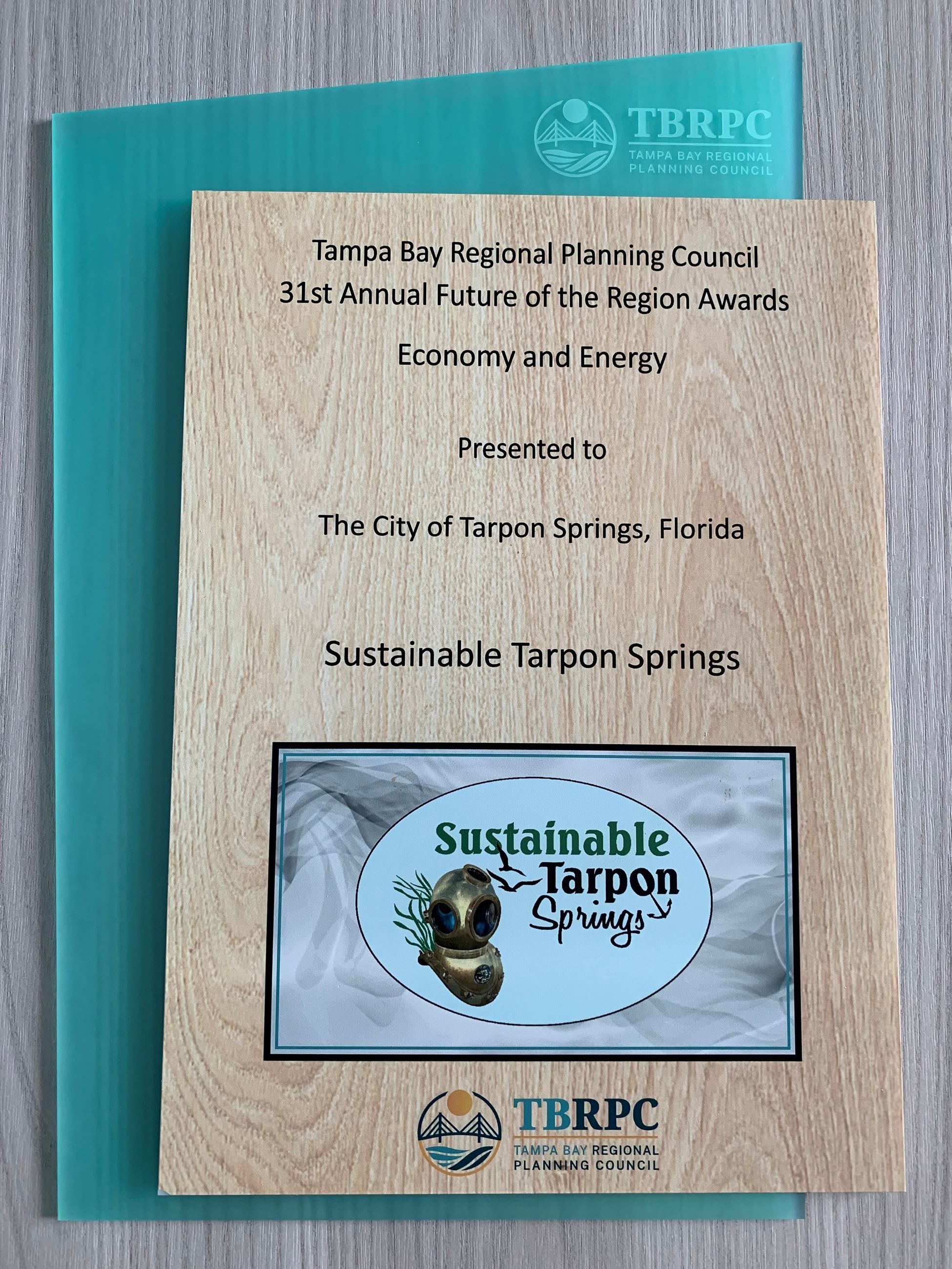 Future of the Regions Award Plaque