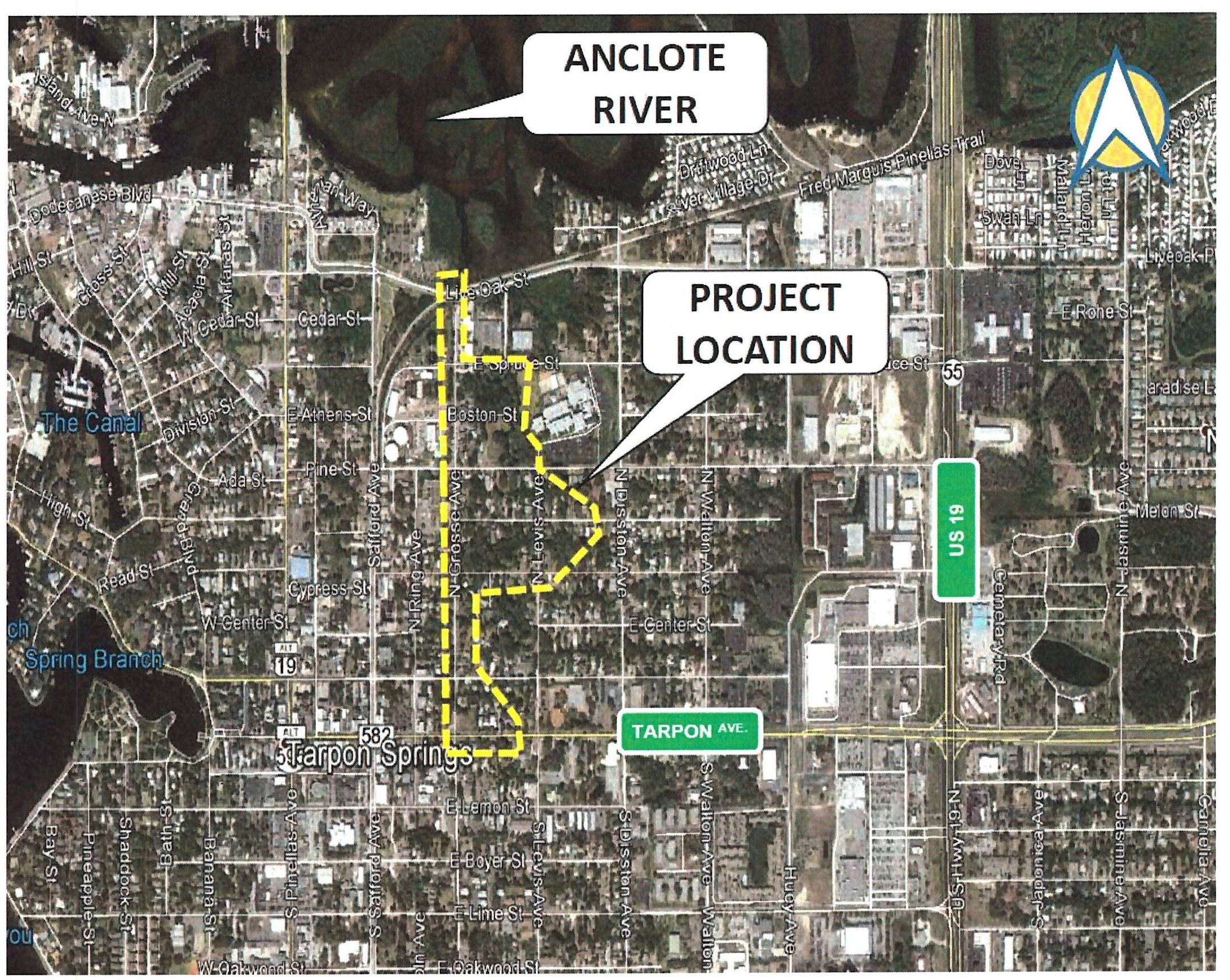 Grosse Drainage Improvement Project Area Map